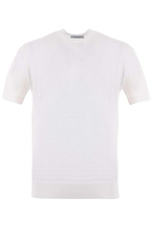 White extra-fine cotton jersey PAOLO PECORA | A021F1001102